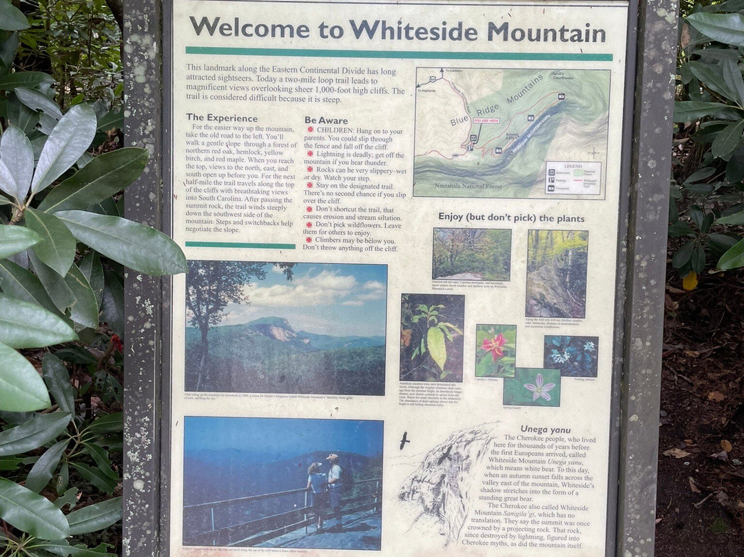 Whiteside Mountain Trail-海兰兹必去景点