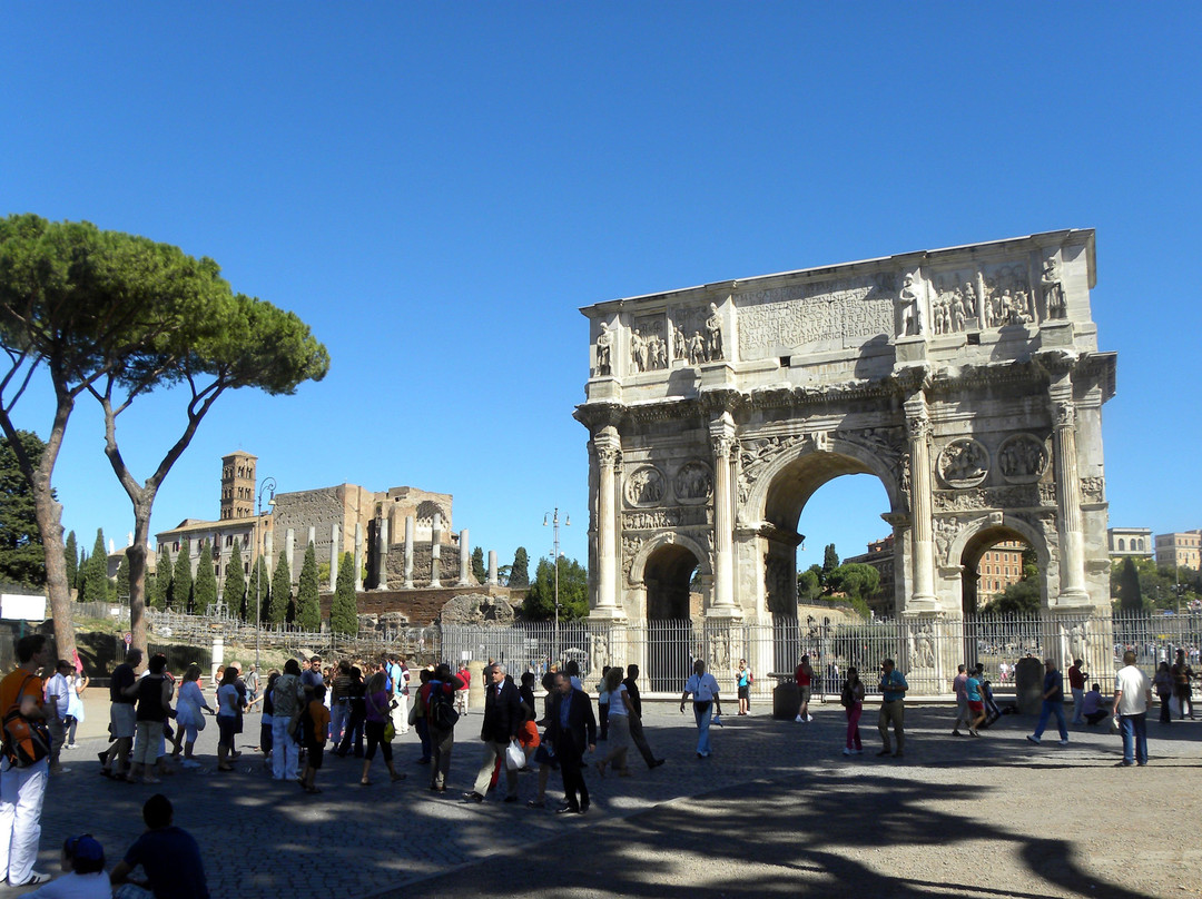 康斯坦丁拱门-罗马必去景点
