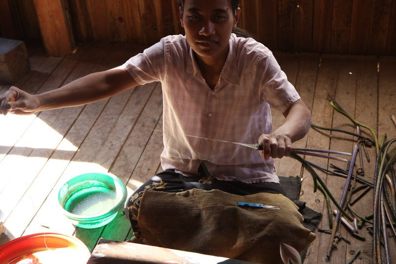 Khit Sunn Yin Lotus, Silk and Cotton Hand Weaving Centre-东枝必去景点