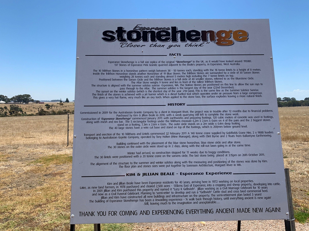 Esperance Stonehenge景点图片