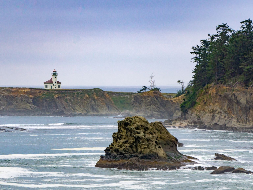 Cape Arago Lighthouse-Charleston必去景点