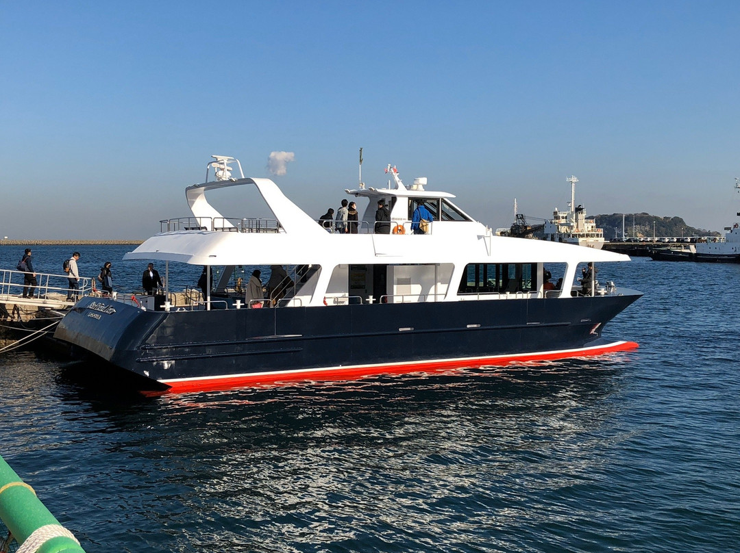 Ferries Crossing to Mikasa~Sarushima Island-横须贺市必去景点