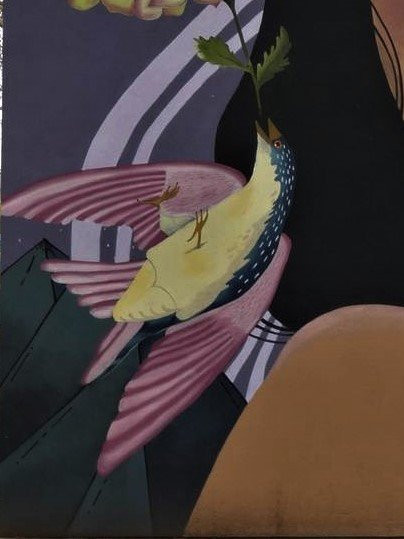 Fresque Ballet de volatiles-阿尔泽特河畔埃施必去景点