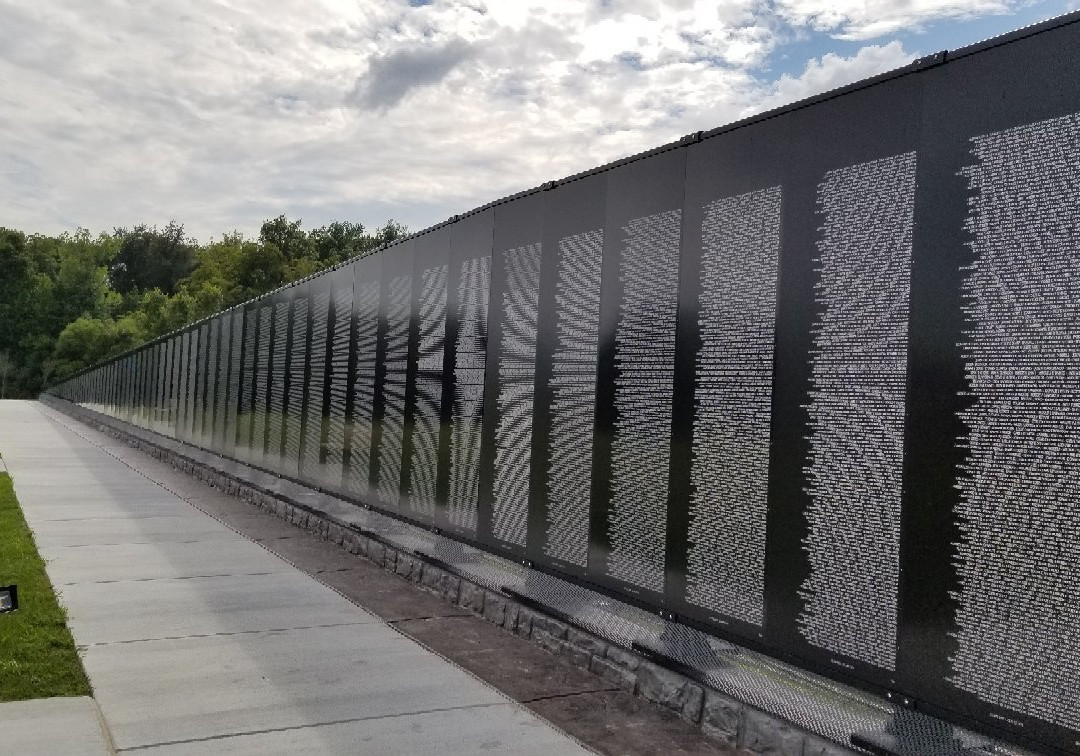 Vietnam Veterans Memorial Wall-伊丽莎白敦必去景点