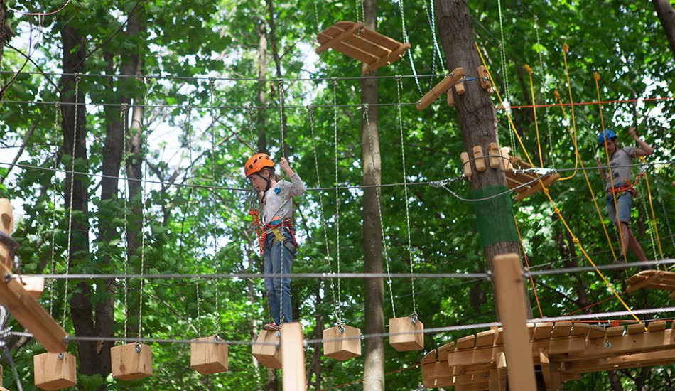 Rope Town in the Druzhby Narodov Park-Vinnytsia必去景点