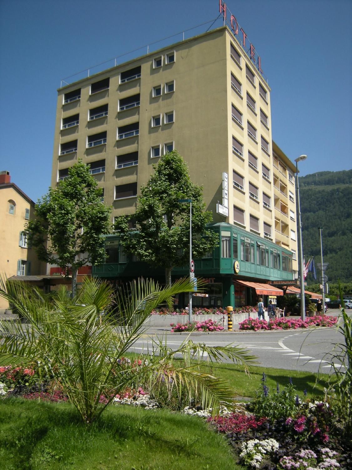 Hotel Alpes & Rhone-浴室