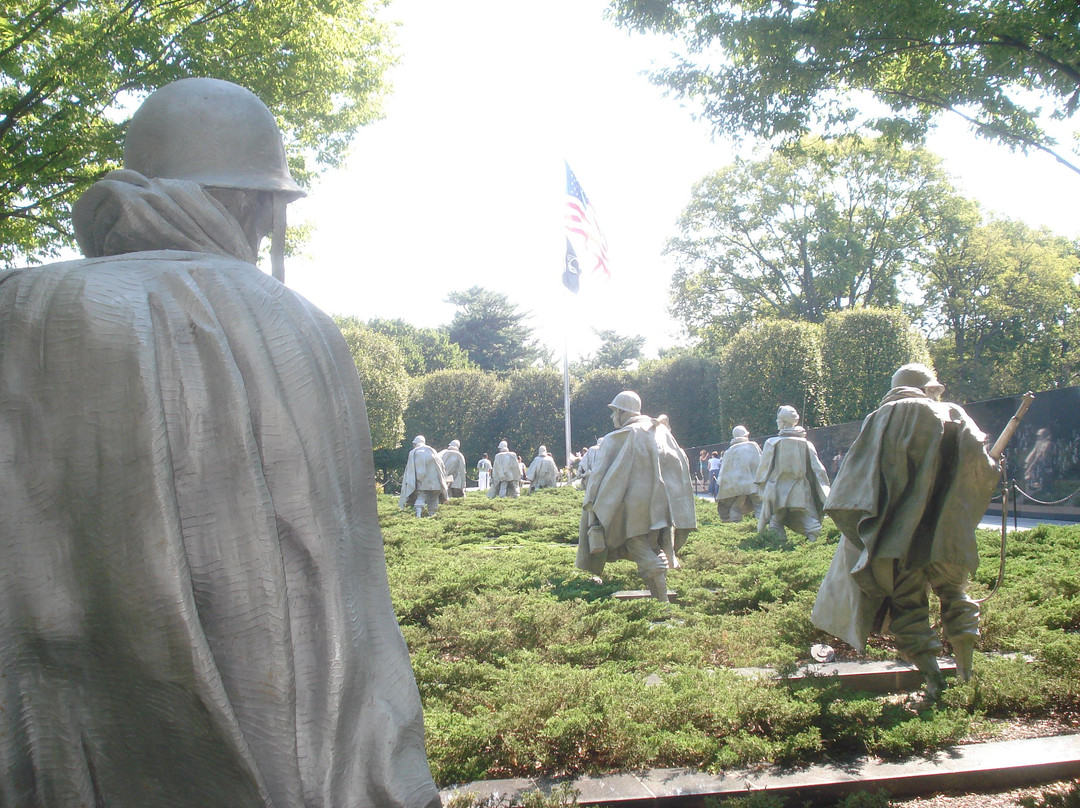 韩战军人纪念碑-华盛顿特区必去景点