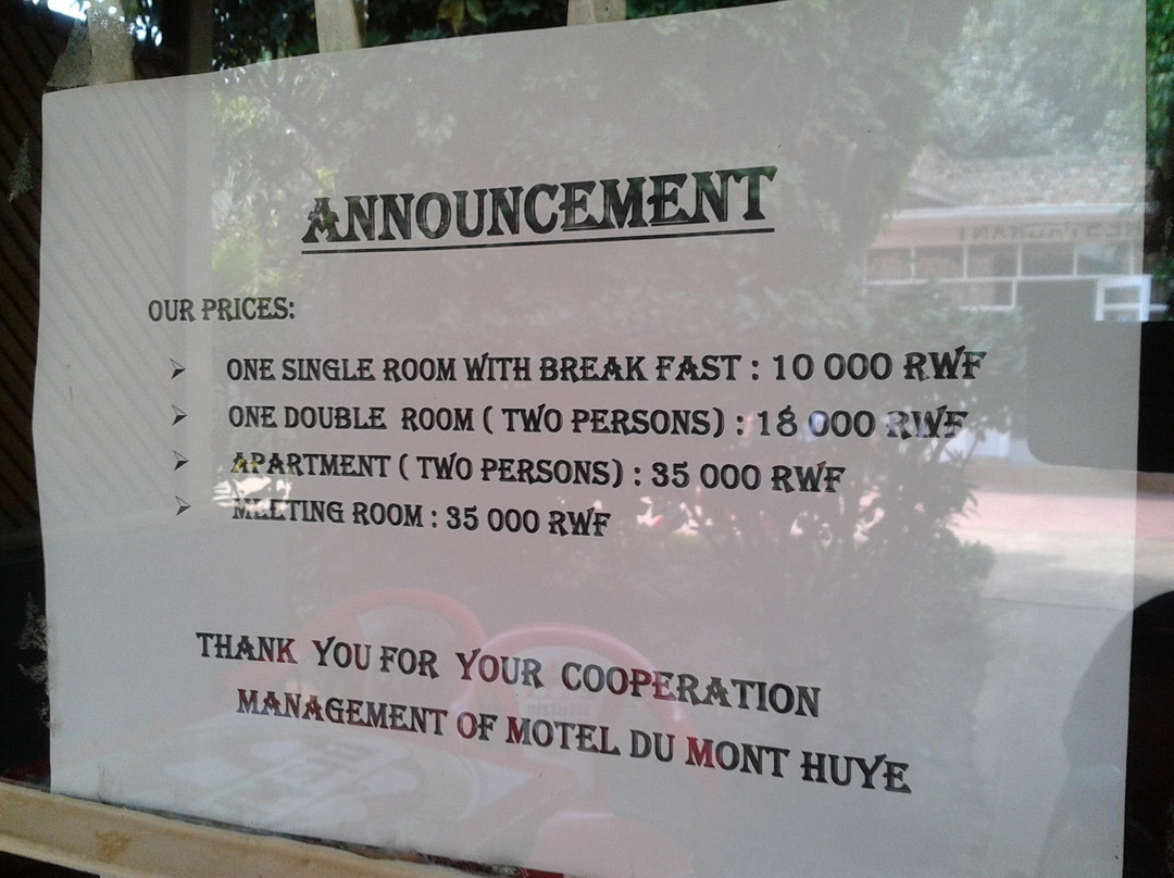 Motel du Mont Huye主图