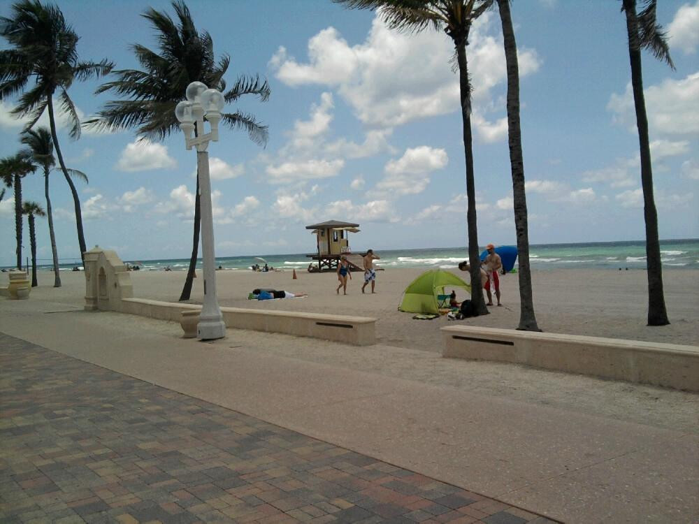 Hollywood Beach Broadwalk-好莱坞必去景点