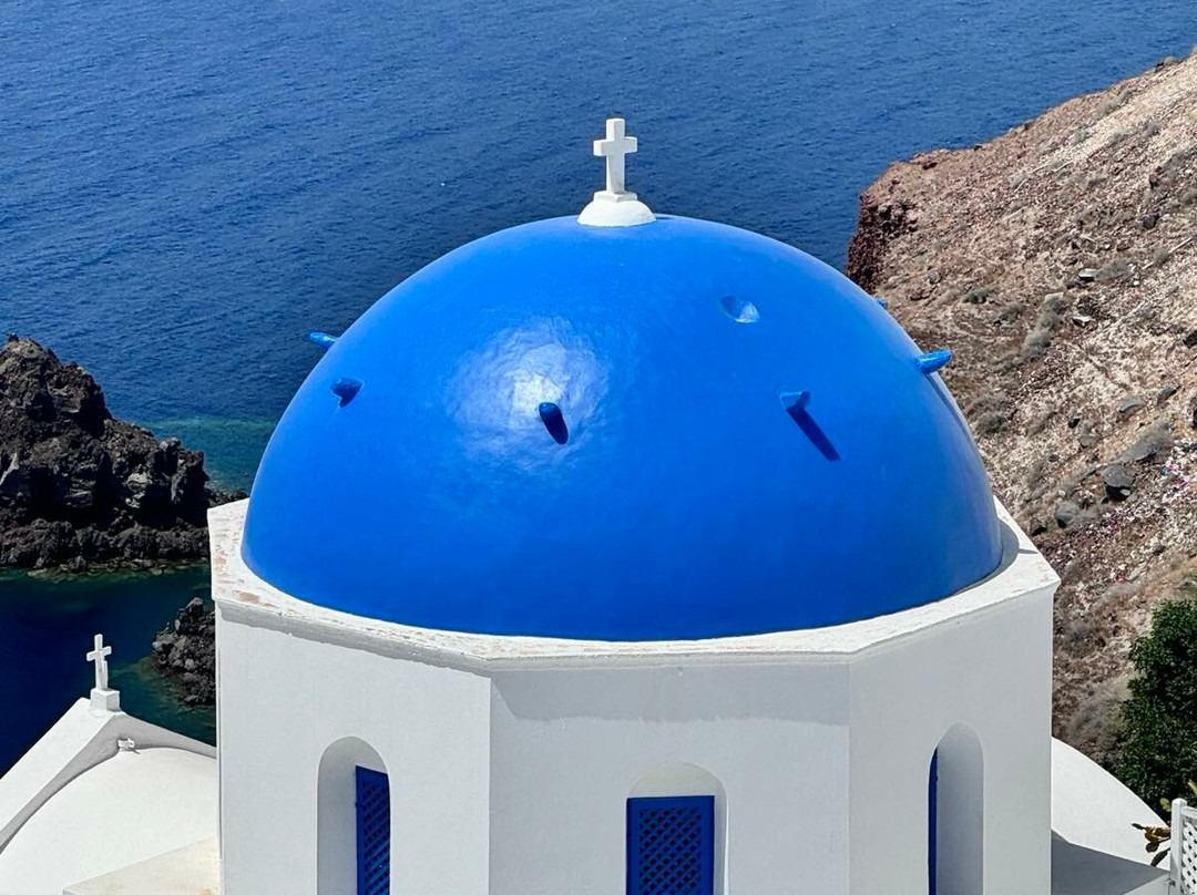 Three Bells of Fira iconic viewpoint-费拉必去景点