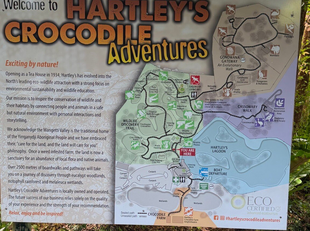 Hartley's Crocodile Adventures-Wangetti必去景点