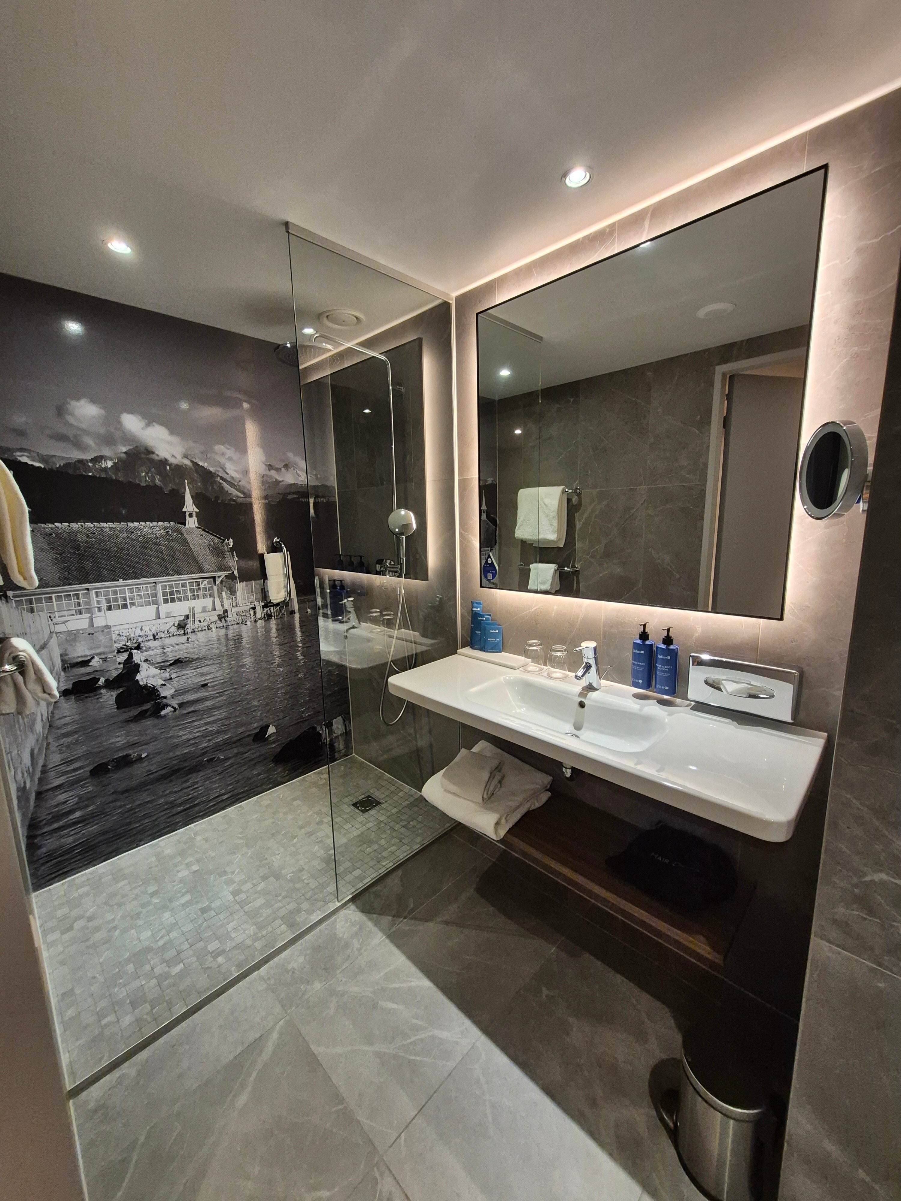 丽笙蓝标酒店，苏黎世机场-浴室