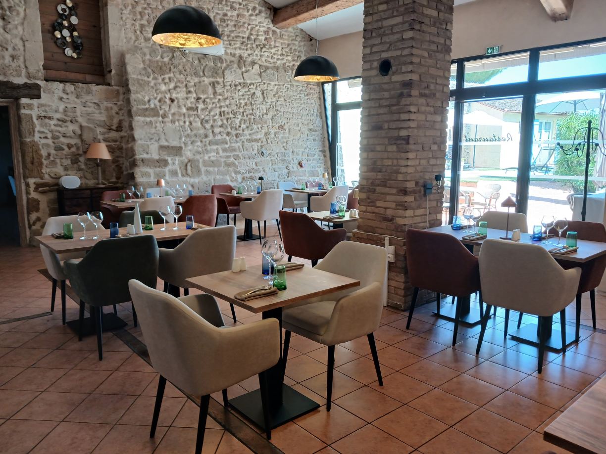 Logis 酒店 La Bastide 圣巴赫-餐饮