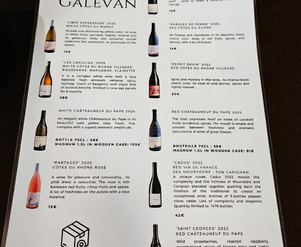 Visite au Domaine Galévan-Courthezon必去景点