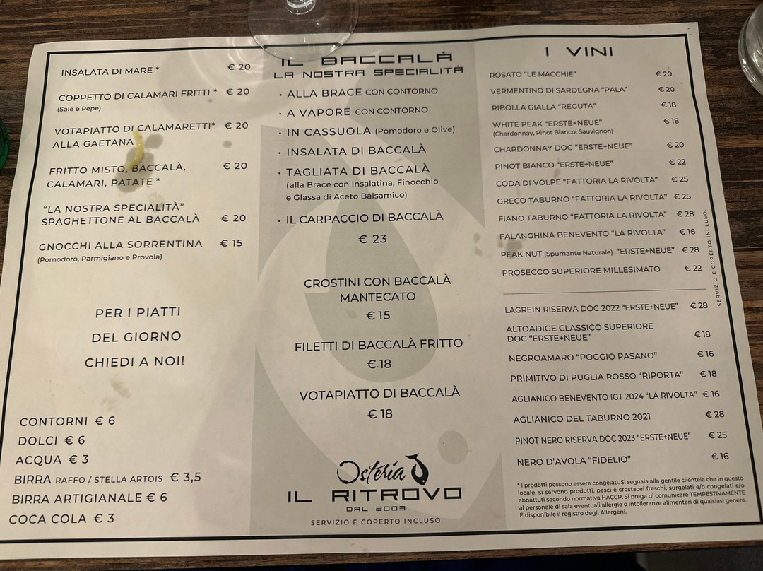 Osteria Il Ritrovo Gaeta