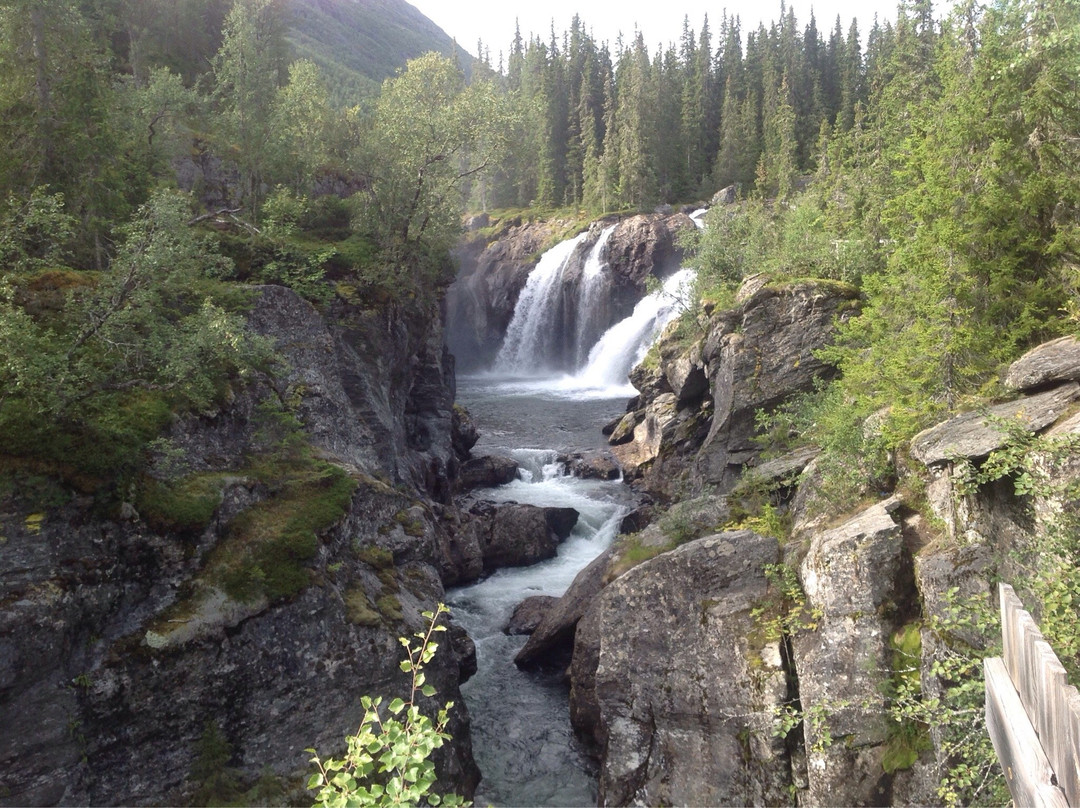 Rjukanfossen Waterfall景点图片