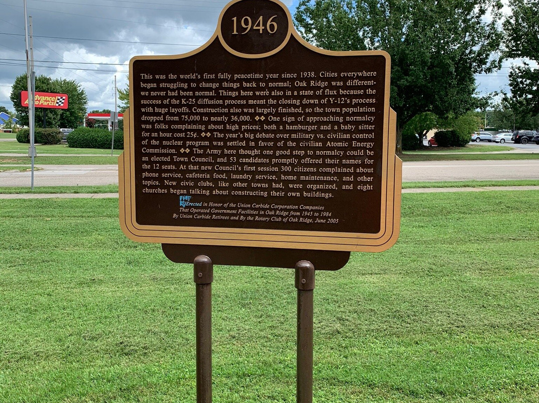 The Secret City Commemorative Walk-橡树岭必去景点