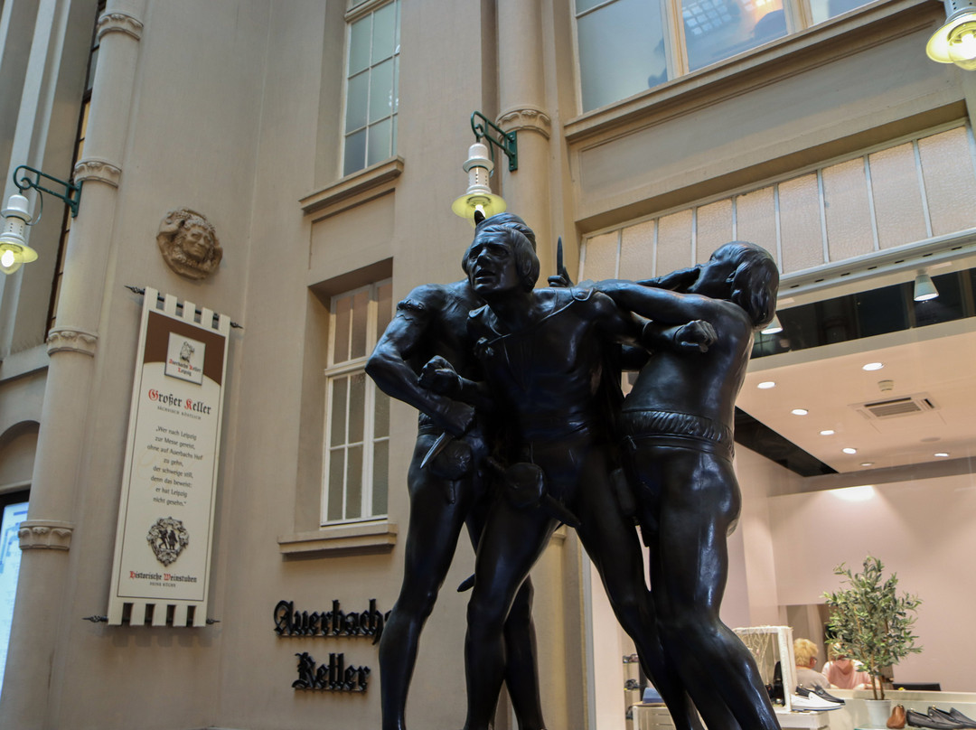 Statue of Mephisto and Faust-莱比锡必去景点