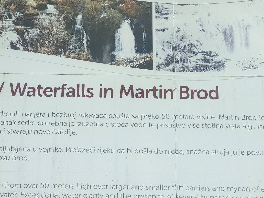 Tra le cascate di Martin Brod景点图片