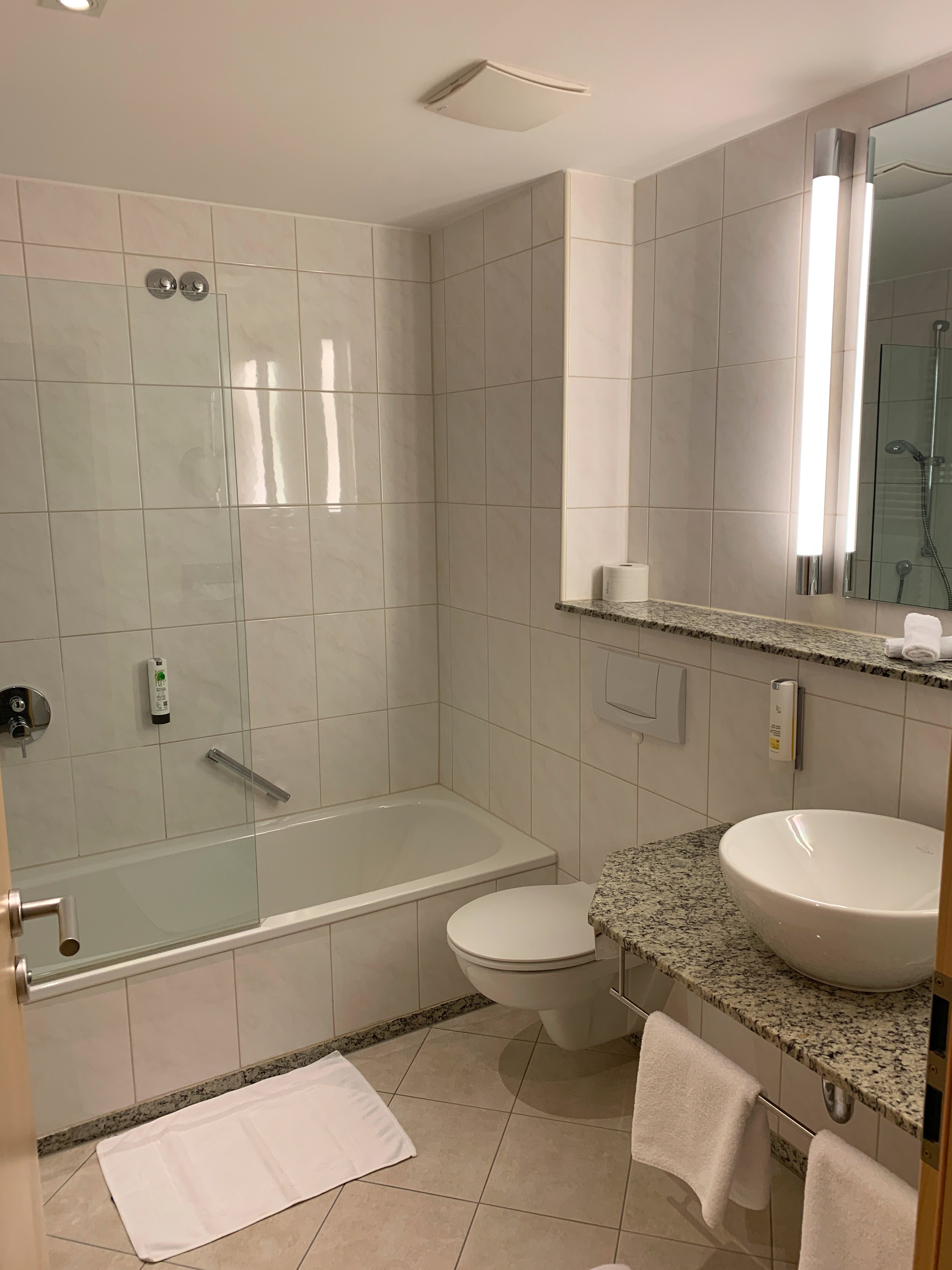 Hotel Scheffelhoehe Bruchsal-浴室