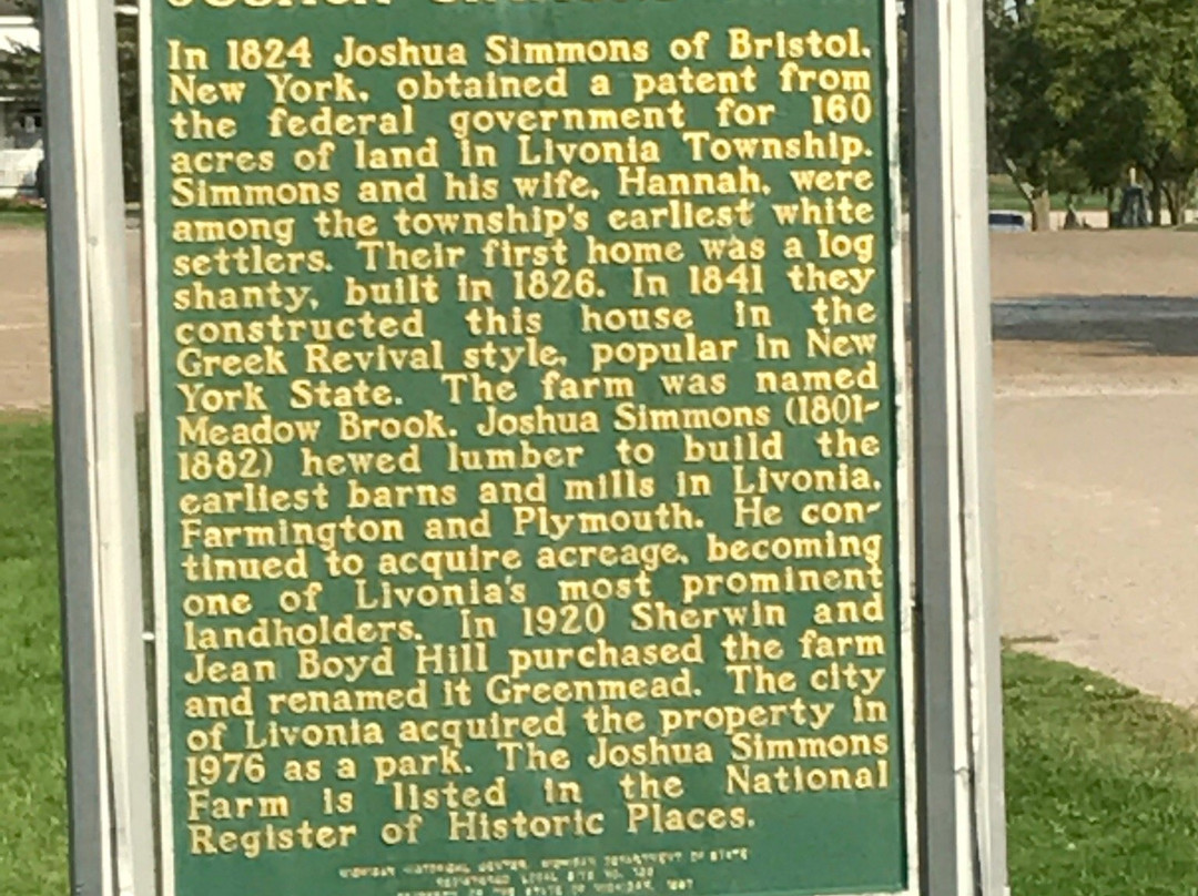 Greenmead Historic Park-利沃尼亚必去景点