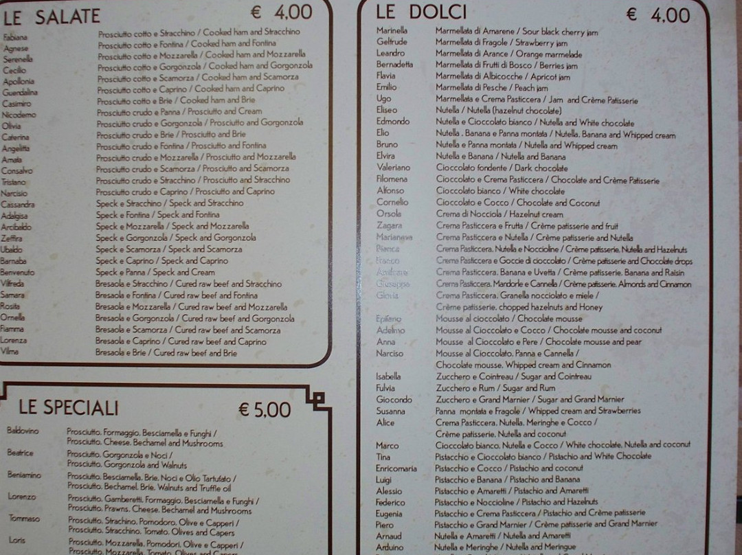 Creperia Del Vico Dell'Oro Di Macchiavello Ivo