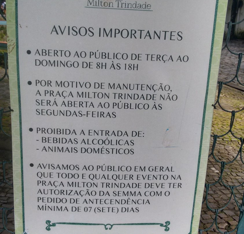 Praca Milton Trindade-贝伦必去景点