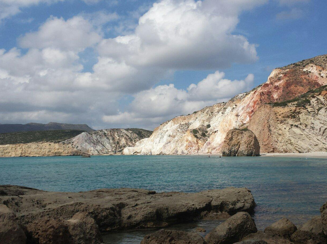 Firiplaka Beach-米洛斯岛必去景点