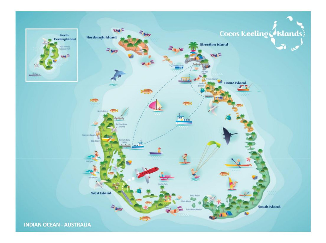 Cocos Keeling Islands Visitor Centre-科科斯（基林）群岛必去景点