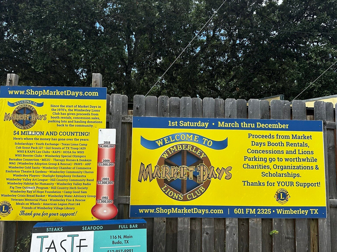 Wimberley Lions Market Days-Wimberley必去景点