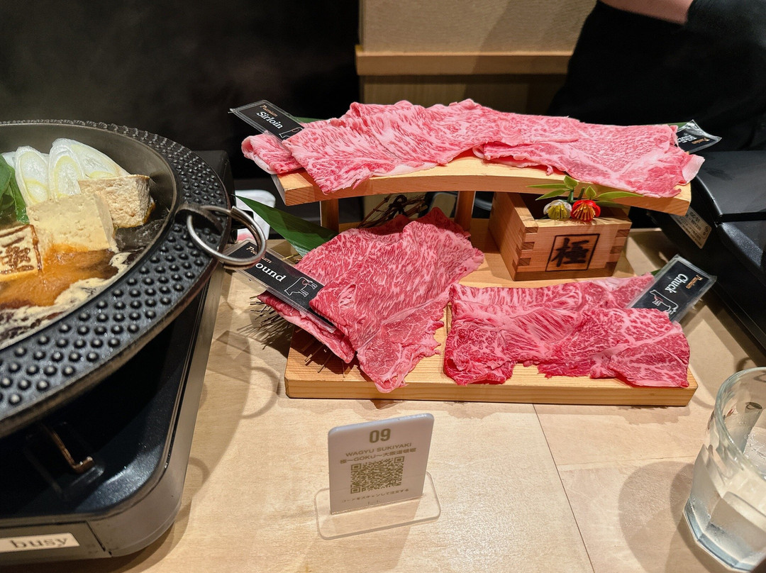 WAGYU SUKIYAKI 極 心斎橋道頓堀
