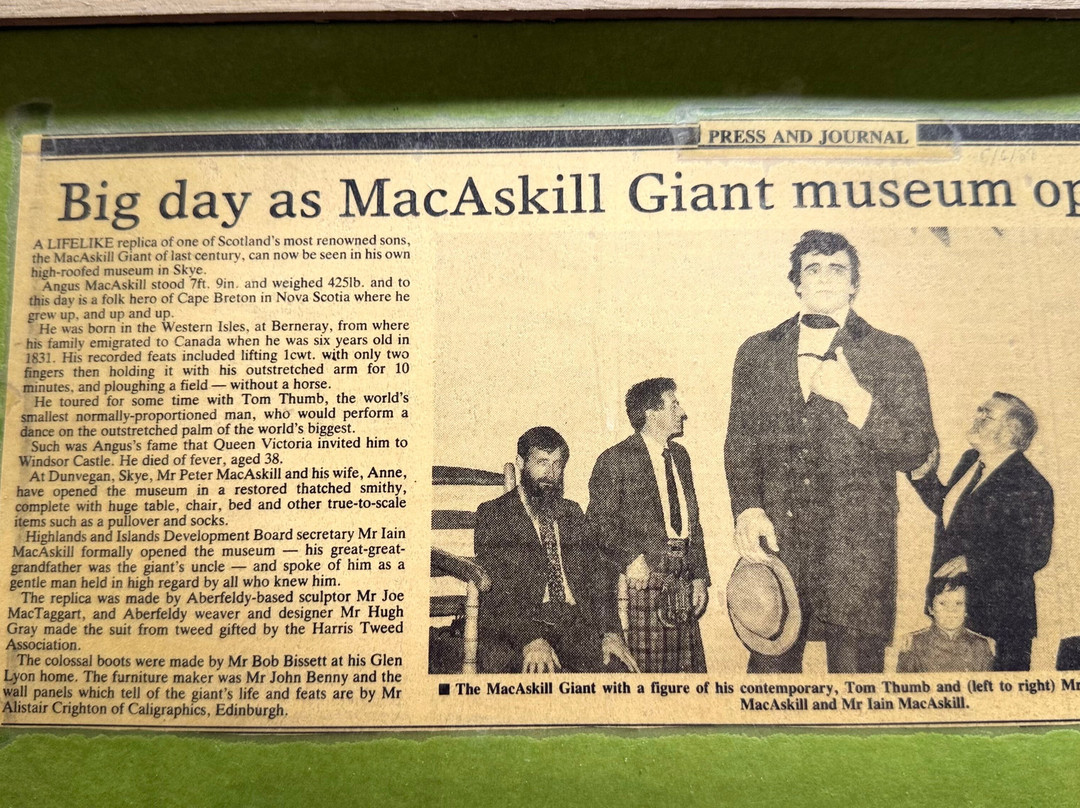 Giant Angus Macaskill Museum-Dunvegan必去景点
