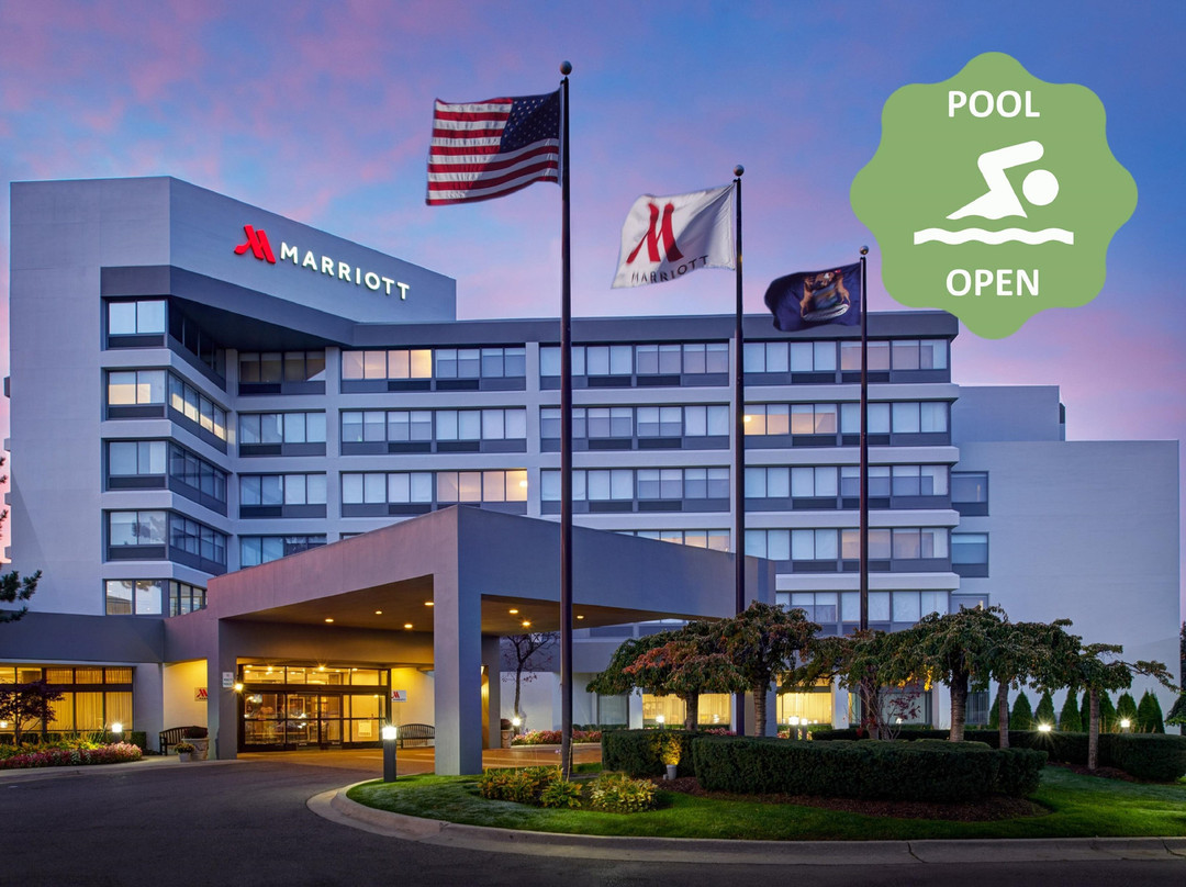 绍斯菲尔德酒店住宿-底特律南菲尔德万豪酒店