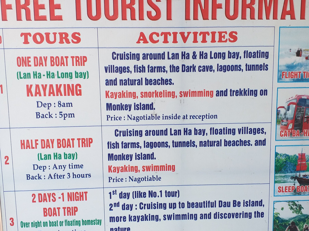 Cat Ba Victor Tours-卡巴必去景点