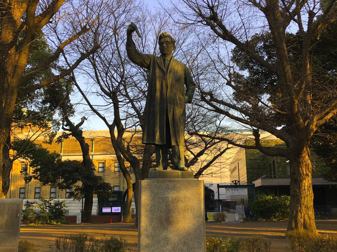 Hideyo Noguchi Statue-Uenokoen必去景点