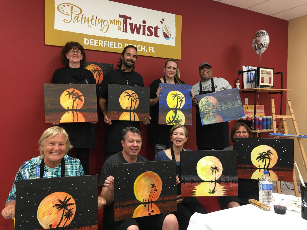 Painting with a Twist-迪尔菲尔德比奇必去景点