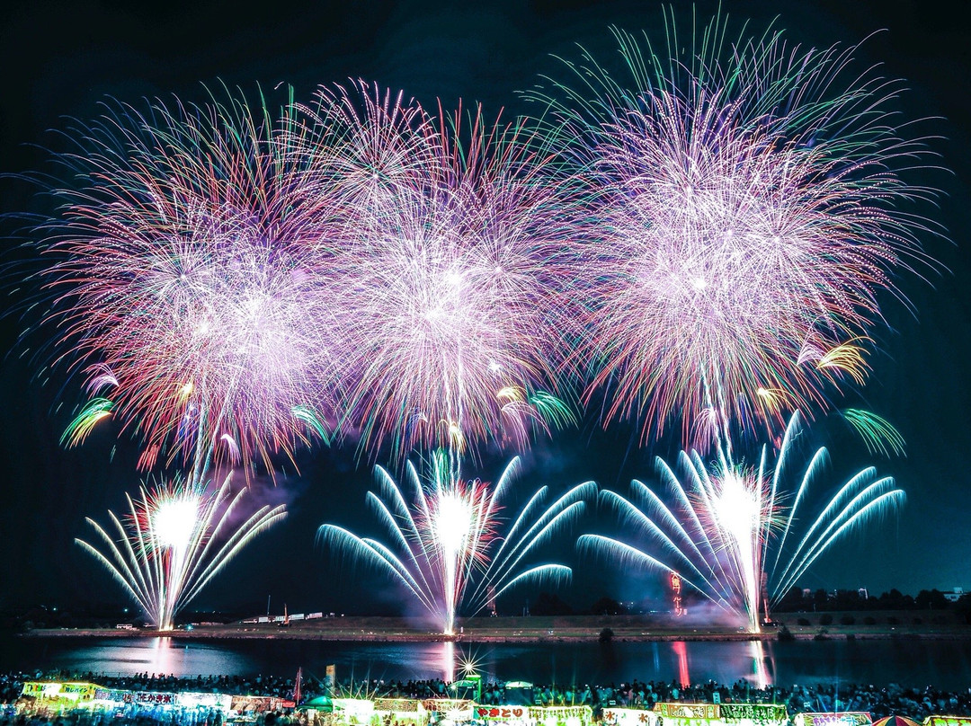 Chikugo River Fireworks-久留米市必去景点