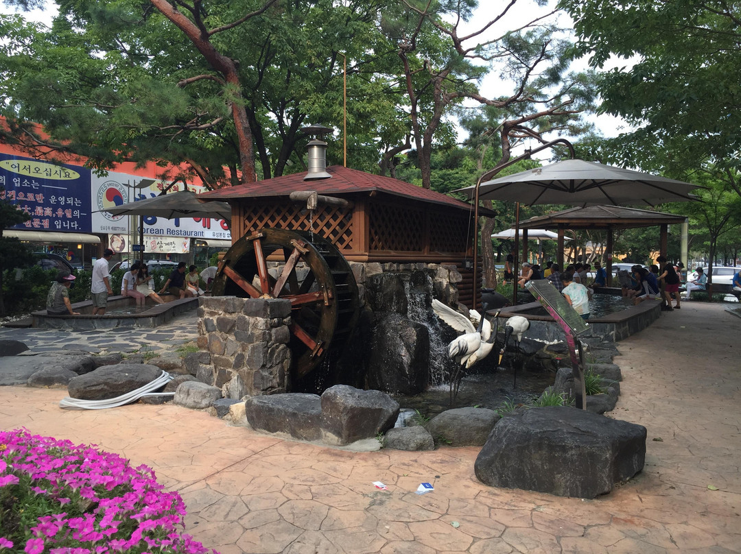 Yuseong Hot Springs Public Foot Bath-大田必去景点