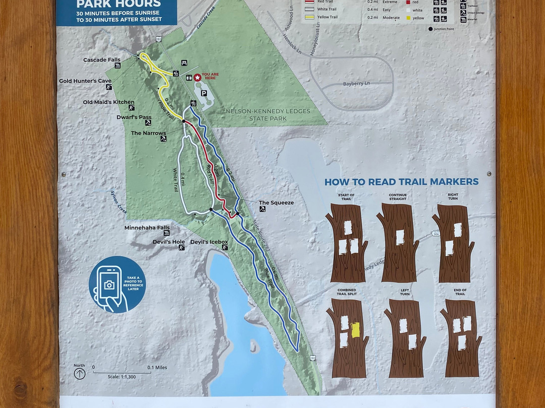 Nelson-Kennedy Ledges State Park-Nelson必去景点
