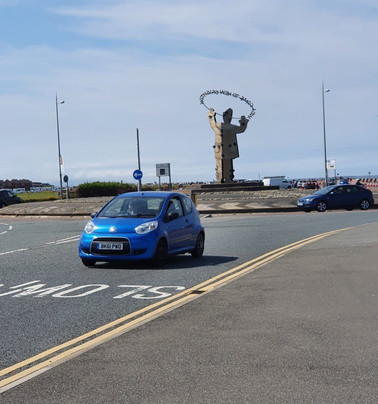 Welcome To New Brighton Statue