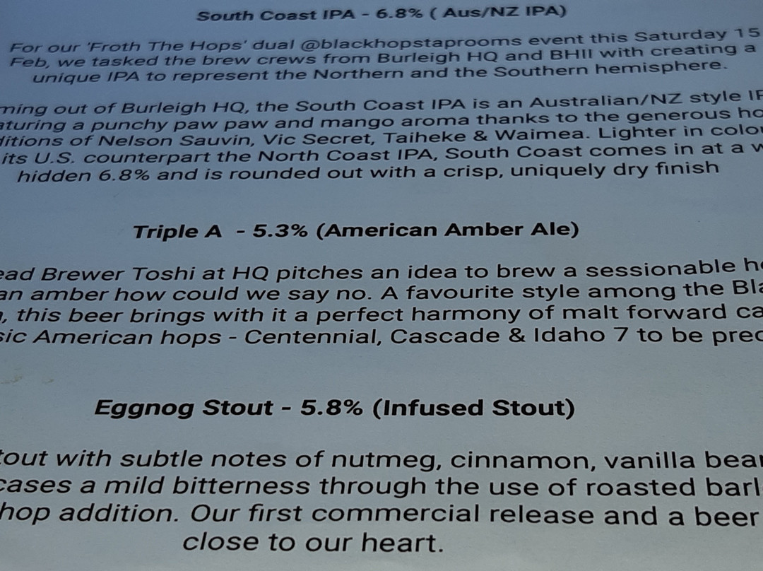 Black Hops Brewery-伯利角必去景点