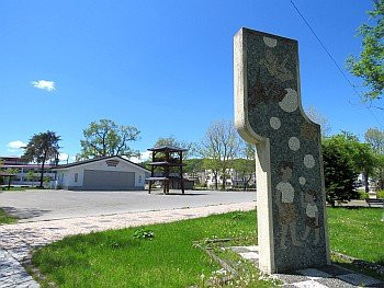 Hokkai Bon Odori Bandstant Tower-三笠市必去景点