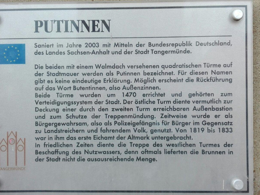 Putinnen-Tangermuende必去景点