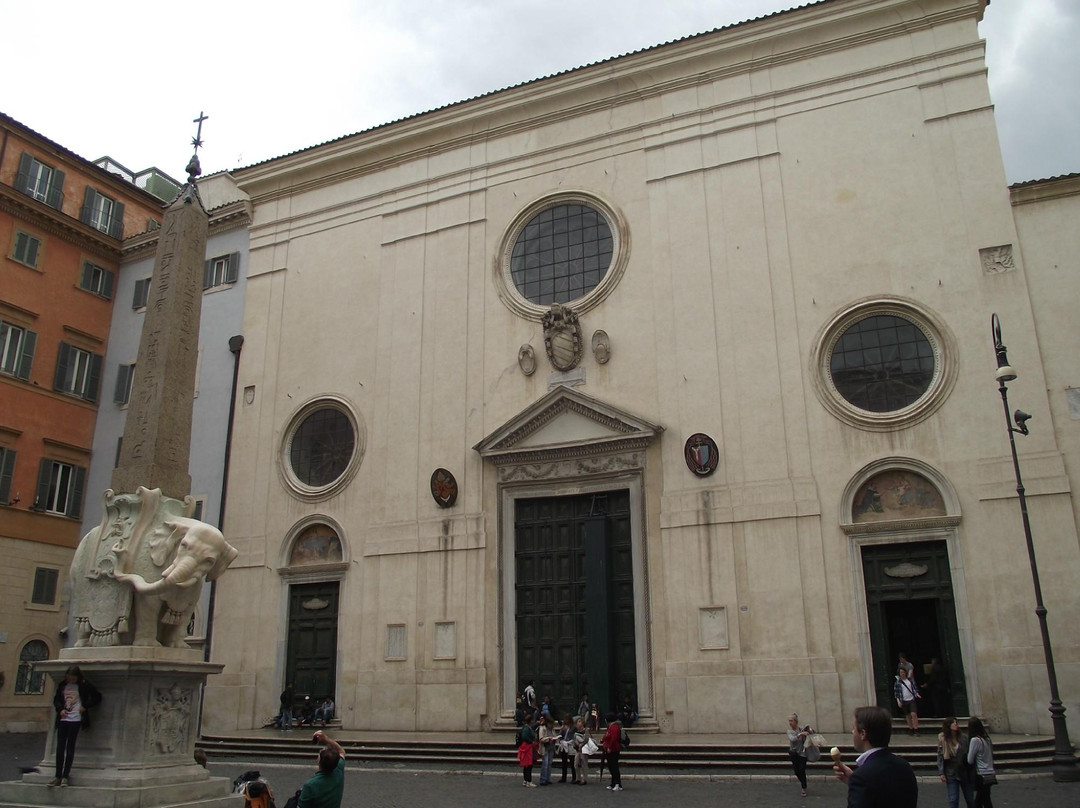 Elephant and Minerva Obelisk-罗马必去景点