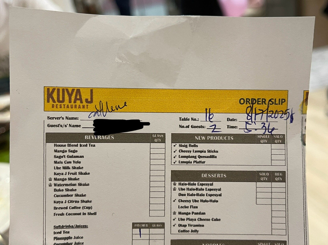 Kuya J Restaurant