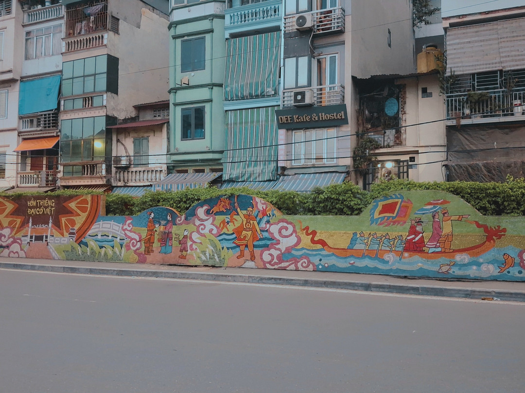 Hanoi Ceramic Mosaic Mural-河内必去景点