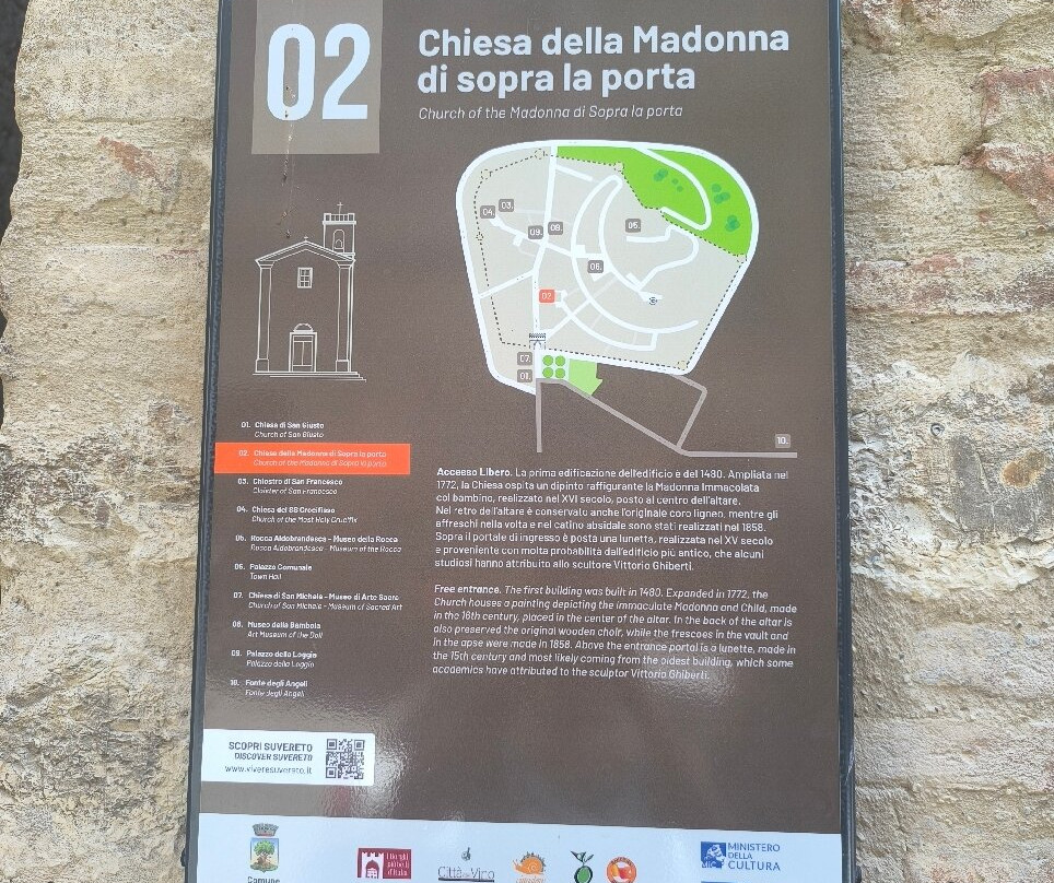 Chiesa della Madonna di Sopra la Porta-Suvereto必去景点