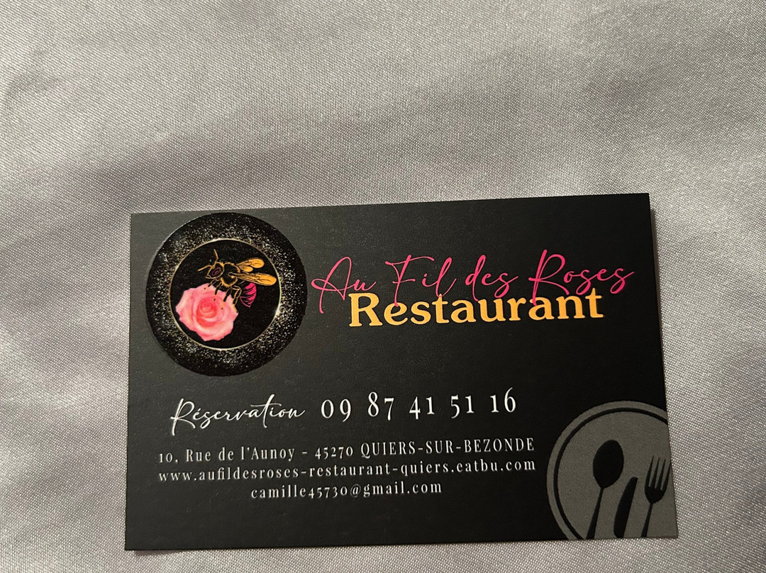 Quiers-sur-Bezonde餐馆和美食-Au Fil Des Roses