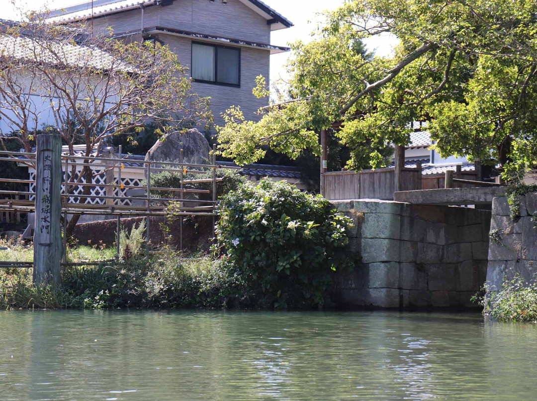 Yanagawa Castle Moat Water Gate-柳川市必去景点