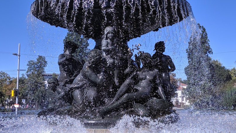 Brunnenanlage "Stille Wasser"-德累斯顿必去景点